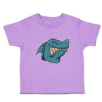 Toddler Clothes Angry Shark Cartoon Head Toothy Logo Toddler Shirt Cotton