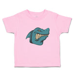 Toddler Clothes Angry Shark Cartoon Head Toothy Logo Toddler Shirt Cotton
