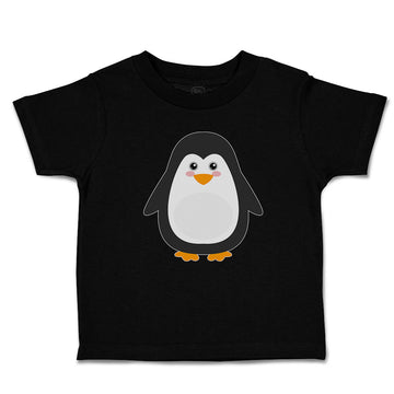 Toddler Clothes Cute Aquamarine Fatty Penguin Gesture Toddler Shirt Cotton