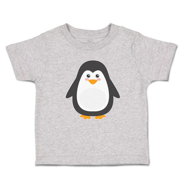 Toddler Clothes Cute Aquamarine Fatty Penguin Gesture Toddler Shirt Cotton