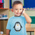 Cute Aquamarine Fatty Penguin Gesture