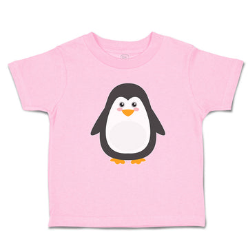 Toddler Clothes Cute Aquamarine Fatty Penguin Gesture Toddler Shirt Cotton