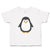 Toddler Clothes Cute Aquamarine Fatty Penguin Gesture Toddler Shirt Cotton