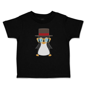 Toddler Clothes Aquamarine Penguin on Hat with Sunglass Costume Toddler Shirt
