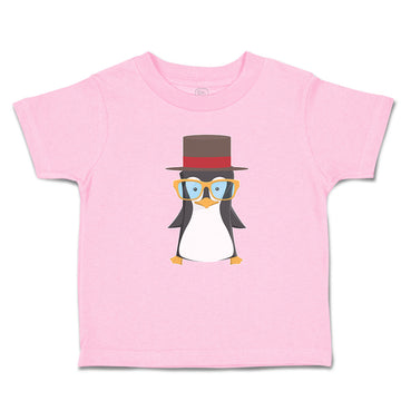 Toddler Clothes Aquamarine Penguin on Hat with Sunglass Costume Toddler Shirt