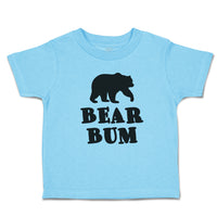 Toddler Clothes Polar Bear Bum Silhouette Wild Animal Toddler Shirt Cotton