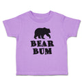 Toddler Clothes Polar Bear Bum Silhouette Wild Animal Toddler Shirt Cotton