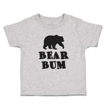 Toddler Clothes Polar Bear Bum Silhouette Wild Animal Toddler Shirt Cotton