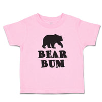 Toddler Clothes Polar Bear Bum Silhouette Wild Animal Toddler Shirt Cotton