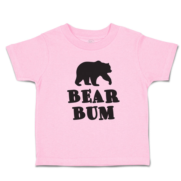 Toddler Clothes Polar Bear Bum Silhouette Wild Animal Toddler Shirt Cotton