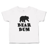 Toddler Clothes Polar Bear Bum Silhouette Wild Animal Toddler Shirt Cotton