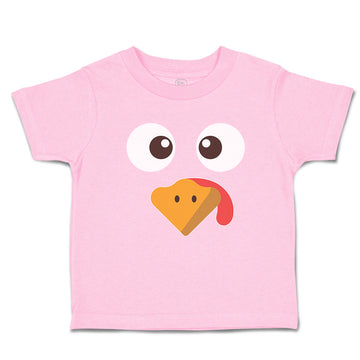 Toddler Clothes Duck Waterbird Face and Beak Toungue out Funny Toddler Shirt