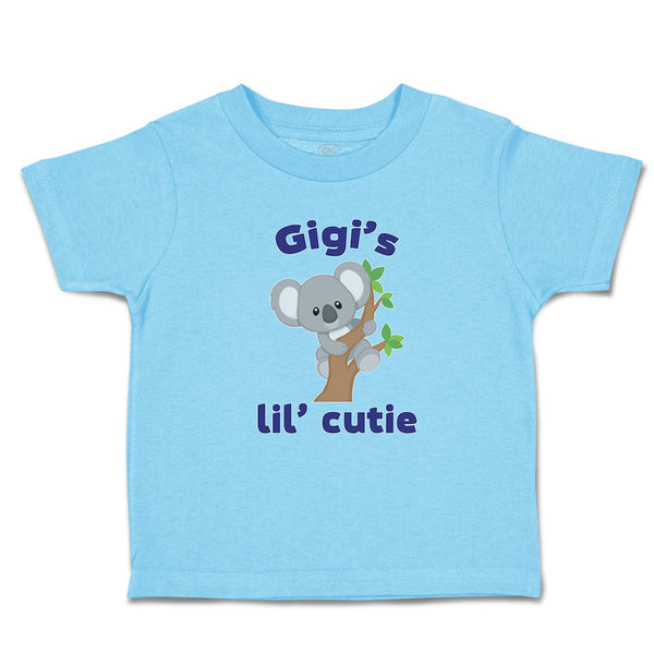 Toddler Clothes Gigi's Lil' Cutie Koala Bear Animal Sitting Wood Toddler Shirt