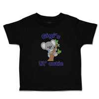 Toddler Clothes Gigi's Lil' Cutie Koala Bear Animal Sitting Wood Toddler Shirt