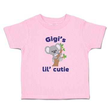 Toddler Clothes Gigi's Lil' Cutie Koala Bear Animal Sitting Wood Toddler Shirt