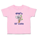 Toddler Clothes Gigi's Lil' Cutie Koala Bear on Wood Branch with Green Leaves