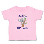 Gigi's Lil' Cutie Koala Bear on Wood Branch with Green Leaves