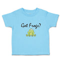 Cute Toddler Clothes Got Green Frogs Sitting Question Mark Sign Toddler Shirt