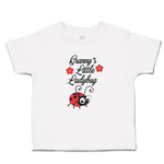 Cute Toddler Clothes Cute Granny's Little Ladybug Insect with Flowers Cotton