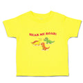 Cute Toddler Clothes Hear Me Roar! Dinosaur Jurassic Park Toddler Shirt Cotton