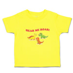 Cute Toddler Clothes Hear Me Roar! Dinosaur Jurassic Park Toddler Shirt Cotton