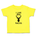 Cute Toddler Clothes I like Big Racks Deer A Silhouette Head and Horns Cotton