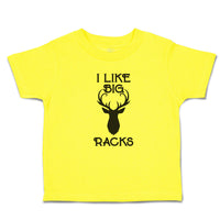 Cute Toddler Clothes I like Big Racks Deer A Silhouette Head and Horns Cotton