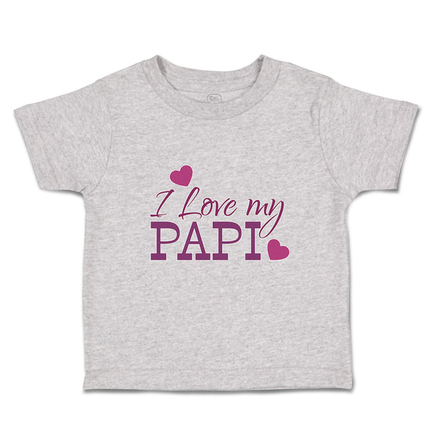 Toddler Clothes I Love My Papi Toddler Shirt Baby Clothes Cotton