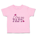 Toddler Clothes I Love My Papi Toddler Shirt Baby Clothes Cotton