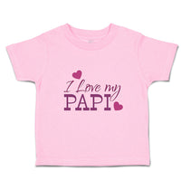 Toddler Clothes I Love My Papi Toddler Shirt Baby Clothes Cotton