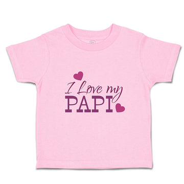 Toddler Clothes I Love My Papi Toddler Shirt Baby Clothes Cotton