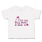 Toddler Clothes I Love My Papi Toddler Shirt Baby Clothes Cotton