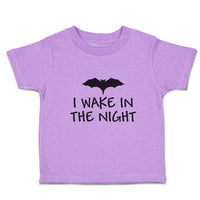 Toddler Clothes I Wake in The Night An Silhouette Bat Toddler Shirt Cotton