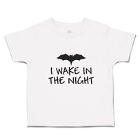 Toddler Clothes I Wake in The Night An Silhouette Bat Toddler Shirt Cotton