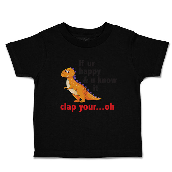 Toddler Clothes Ur U Clap Your Oh Tyrannosaurus Rex Dinosaur Jurassic Cotton