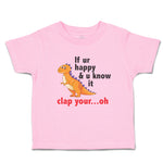 Toddler Clothes Ur U Clap Your Oh Tyrannosaurus Rex Dinosaur Jurassic Cotton