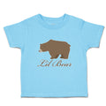 Toddler Clothes Lil Brown Bear's Side View Wild Animal Toddler Shirt Cotton