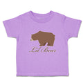 Toddler Clothes Lil Brown Bear's Side View Wild Animal Toddler Shirt Cotton