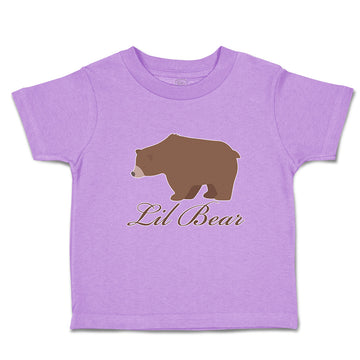 Toddler Clothes Lil Brown Bear's Side View Wild Animal Toddler Shirt Cotton