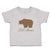 Toddler Clothes Lil Brown Bear's Side View Wild Animal Toddler Shirt Cotton