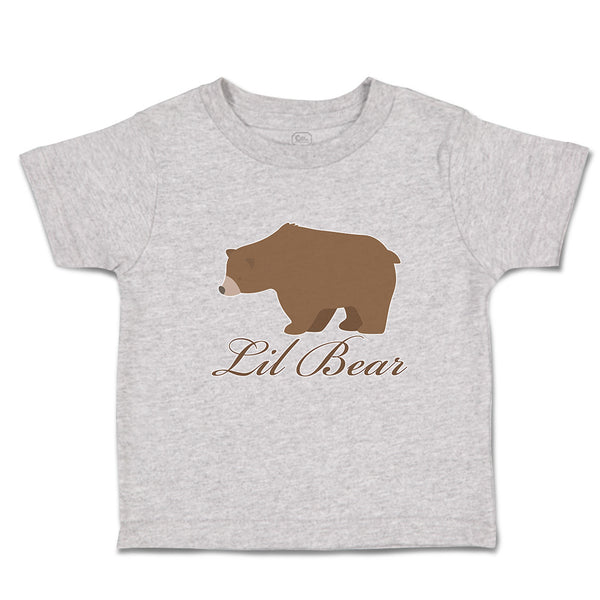 Toddler Clothes Lil Brown Bear's Side View Wild Animal Toddler Shirt Cotton