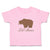 Toddler Clothes Lil Brown Bear's Side View Wild Animal Toddler Shirt Cotton