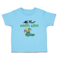 Toddler Clothes My First Mardi Gras Celebration Usa Crocodile Head with Hat