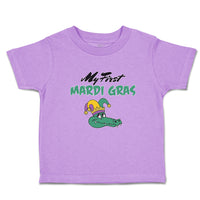 Toddler Clothes My First Mardi Gras Celebration Usa Crocodile Head with Hat