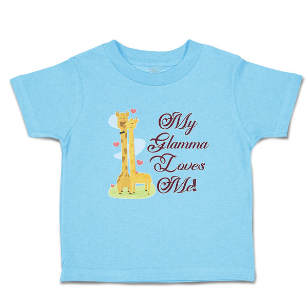 Toddler Clothes Glamma Loves Me! Cute Giraffes Hearts Feeling Eyes Toddler Shirt