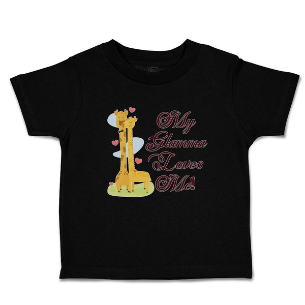 Toddler Clothes Glamma Loves Me! Cute Giraffes Hearts Feeling Eyes Toddler Shirt