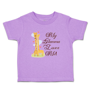 Toddler Clothes Glamma Loves Me! Cute Giraffes Hearts Feeling Eyes Toddler Shirt