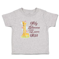 Toddler Clothes Glamma Loves Me! Cute Giraffes Hearts Feeling Eyes Toddler Shirt