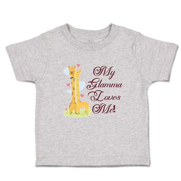 Toddler Clothes Glamma Loves Me! Cute Giraffes Hearts Feeling Eyes Toddler Shirt