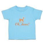 Toddler Clothes Oh, Dear! Cute Spotted Fallow Female Deer Wild Animal Cotton